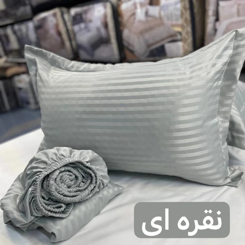 سرویس ملحفه 2 نفره 3 تکه مدل کشدوز هتلی