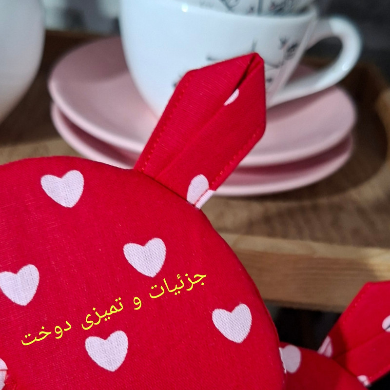 دستگیره آشپزخانه مدل قلبی کد Sis17 بسته 2 عددی