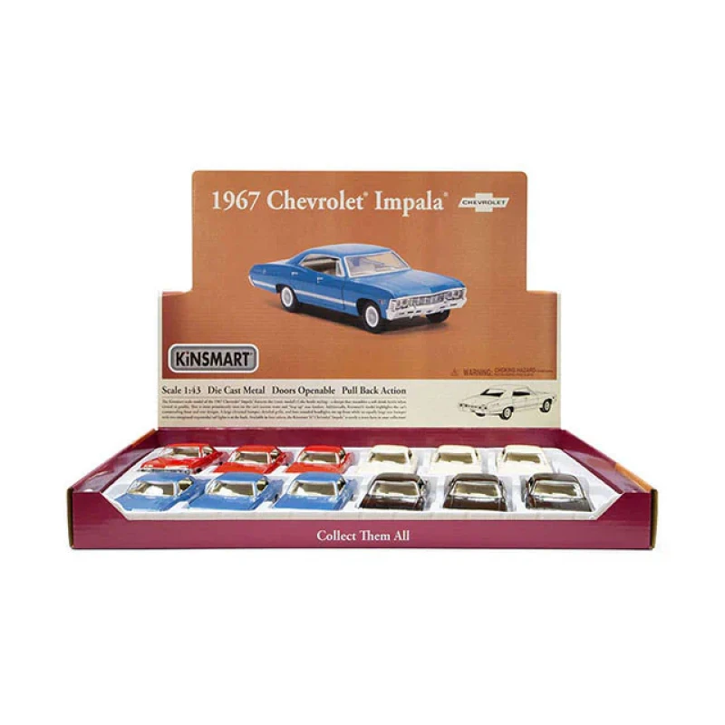ماشین بازی کینزمارت مدل شورلت ایمپالا 1967 Chevrolet Impala  کد KT5418