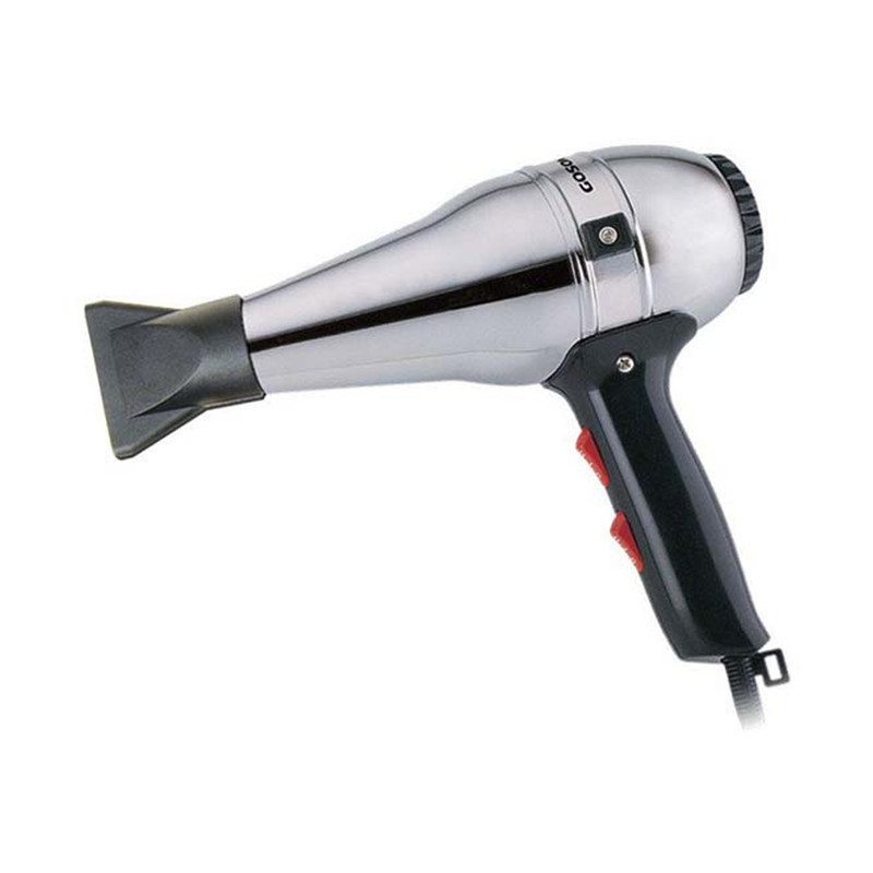 سشوار خانگی 1600 وات گوسونیک مدل GHD-224، موتور DC، وزن 600 گرم، المنت سرامیک، دارای سری متمرکز‌کننده باریک با ویژگی صاف‌کنندگی، حجم‌دهندگی، با قابلیت فناوری تولید یون