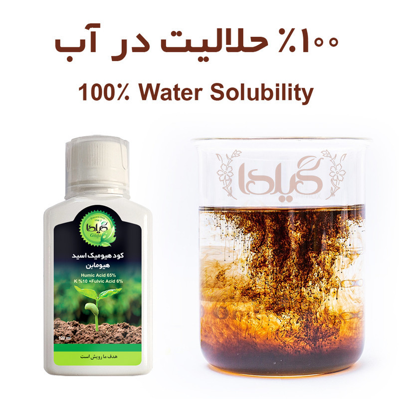 کود مایع هیومیک اسید هیومابن گیلدا مدل GHA حجم 120 میلی لیتر