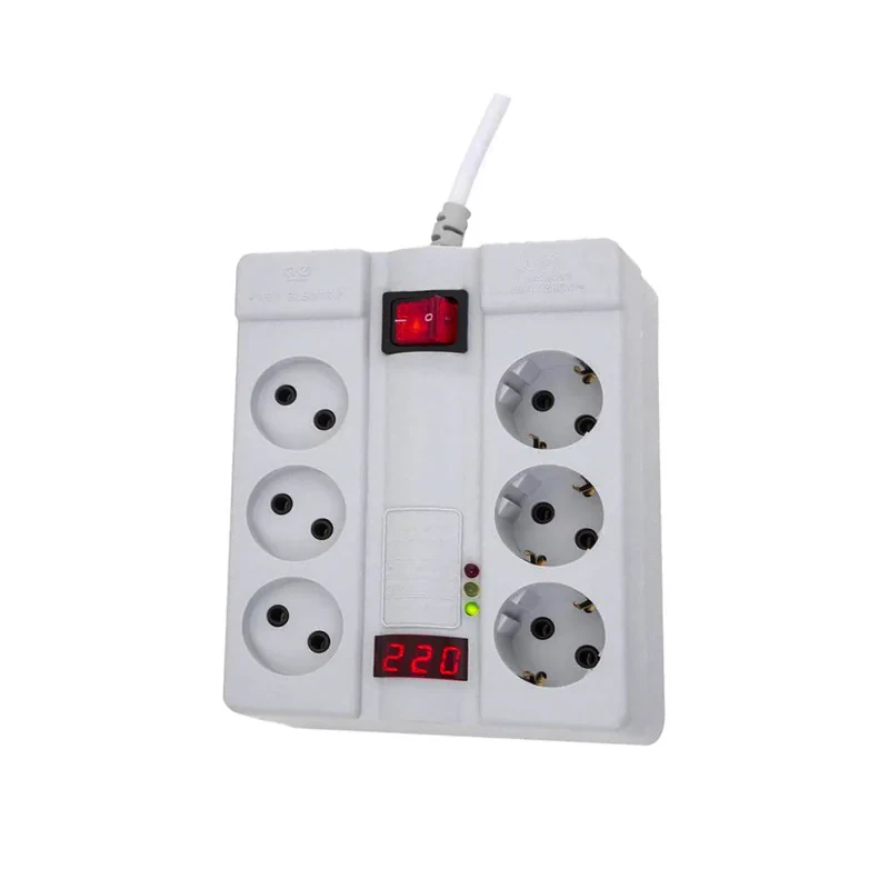 چندراهی برق و محافظ پارت الکتریک ، طول کابل 5 متر مدل EW-324F3