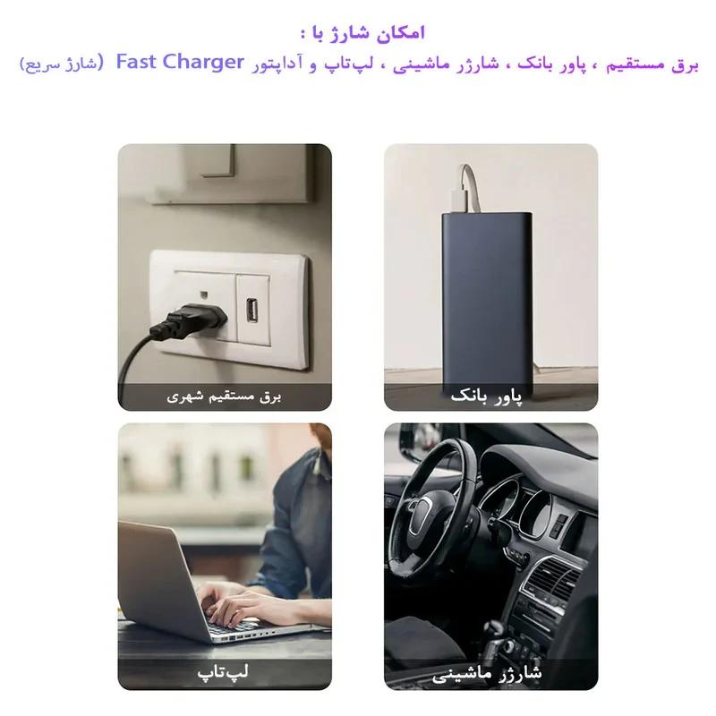 شارژر باتری مدل fast مناسب برای دوربین گوپرو Hero 91011