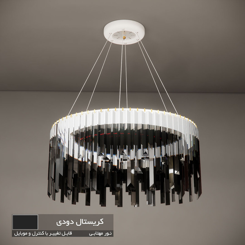 لوستر نورکیا مدل تک حلقه قندیلی کد 1R-55G