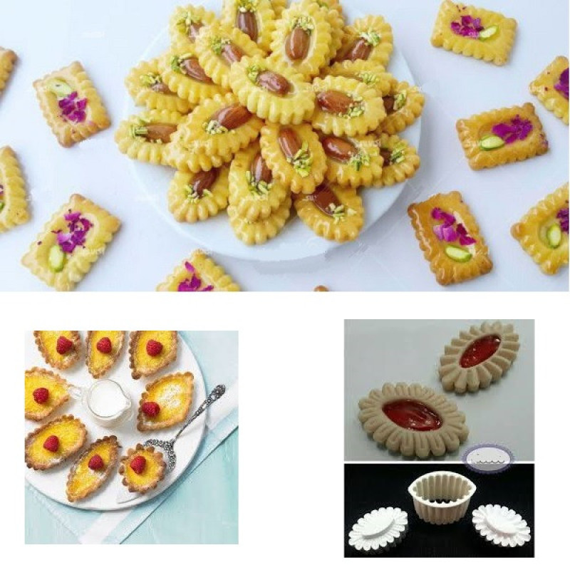 قالب شیرینی به گز مدل بیضی
