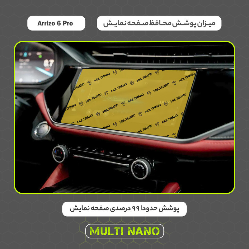 محافظ صفحه نمایش خودرو مولتی نانو مدل X-S2N مناسب برای فونیکس Arrizo 6 Pro بسته دو عددی