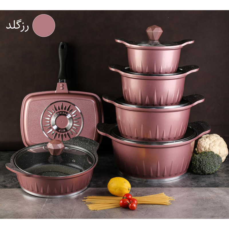 سرویس پخت و پز 12 پارچه وی آی پی شف مدل یاقوت