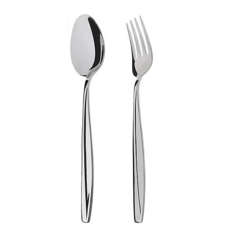 سرویس قاشق و چنگال 12 پارچه 6 نفره مدل براق کد UN-514