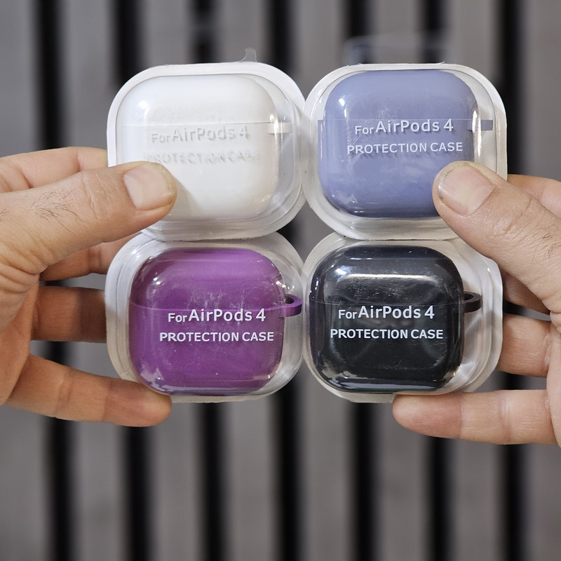 کاور مدل سیلیکون کد silicon مناسب برای اپل Airpod 4  4 ANC