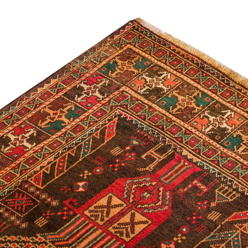 فرش دستبافت چهار متری مدل بلوچ کد 23.1262