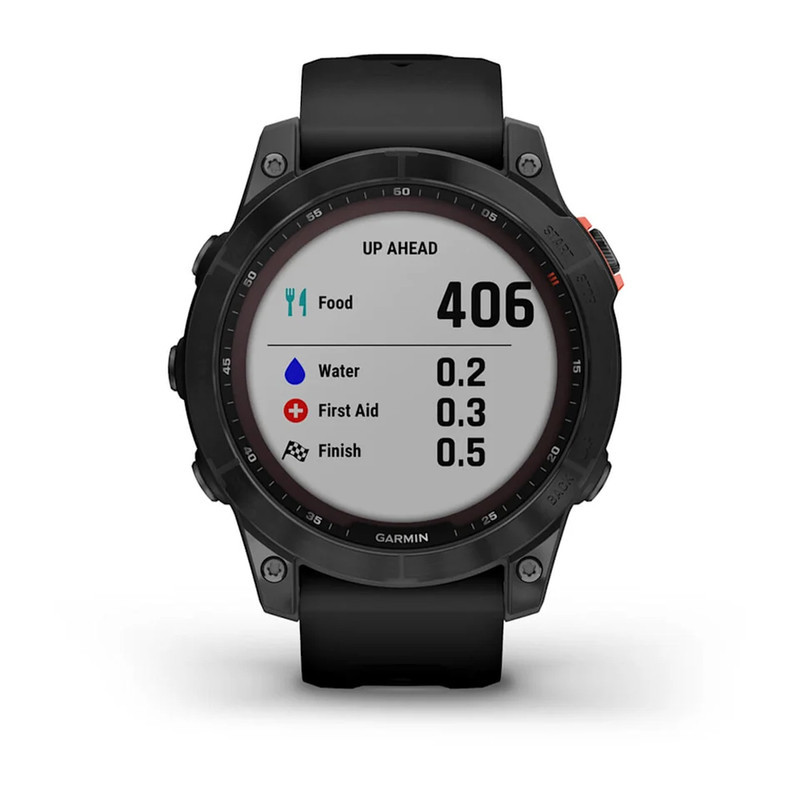ساعت هوشمند گارمین مدل Fenix 7x SOLAR دارای قابلیت های صفحه نمایش لمسی , کنترل موسیقی (Music Player) , کنترل سطح اکسیژن خون، بند سیلیکون