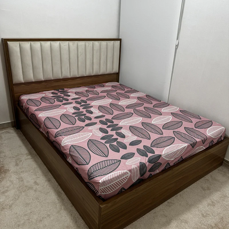 ملحفه ناتوسا مدل ماکائو دو نفره سایز 220x240 سانتی متر