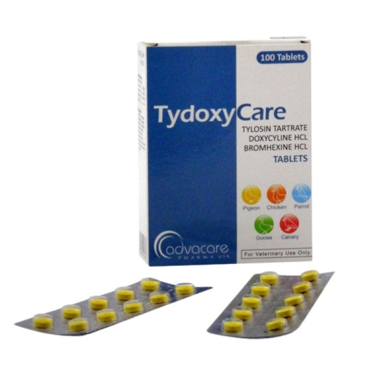 قرص پرندگان ادواکر مدل TYDOXY CARE بسته 100 عددی