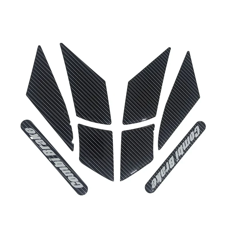 ست برچسب گلگیر جلو موتور سیکلت وارون مدل W-11-CARBON مناسب برای هوندا کلیک بسته 8 عددی