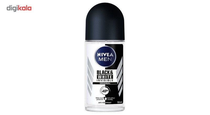 رول ضد تعریق مردانه نیوآ مدل invisible Black and white orginal حجم 50 میلی لیتر
