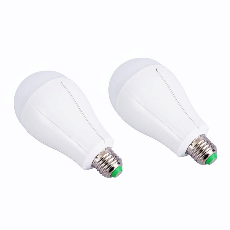 چراغ اضطراری مدل هوشمند کد YB-2113 20W با نور مهتابی مجموعه 2 عددی
