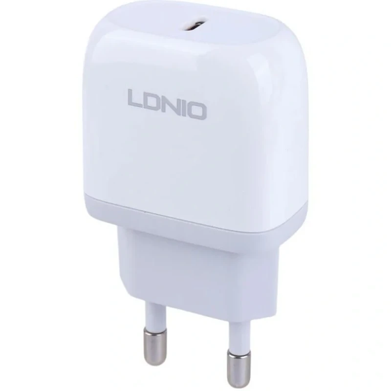 شارژر دیواری 20 وات الدینیو مدل A1209C به همراه کابل تبدیل LIGHTNING