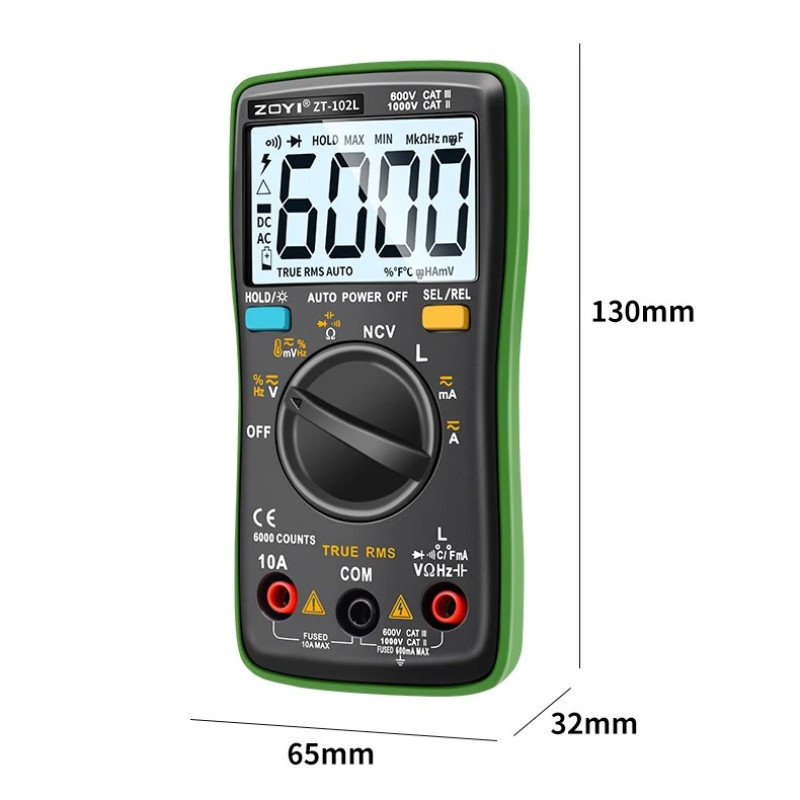 ال سی آر متر و مولتی متر زویی مدل ZT-102L