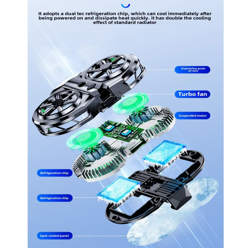 خنک کننده گوشی موبایل مدل X117 Dual Fan