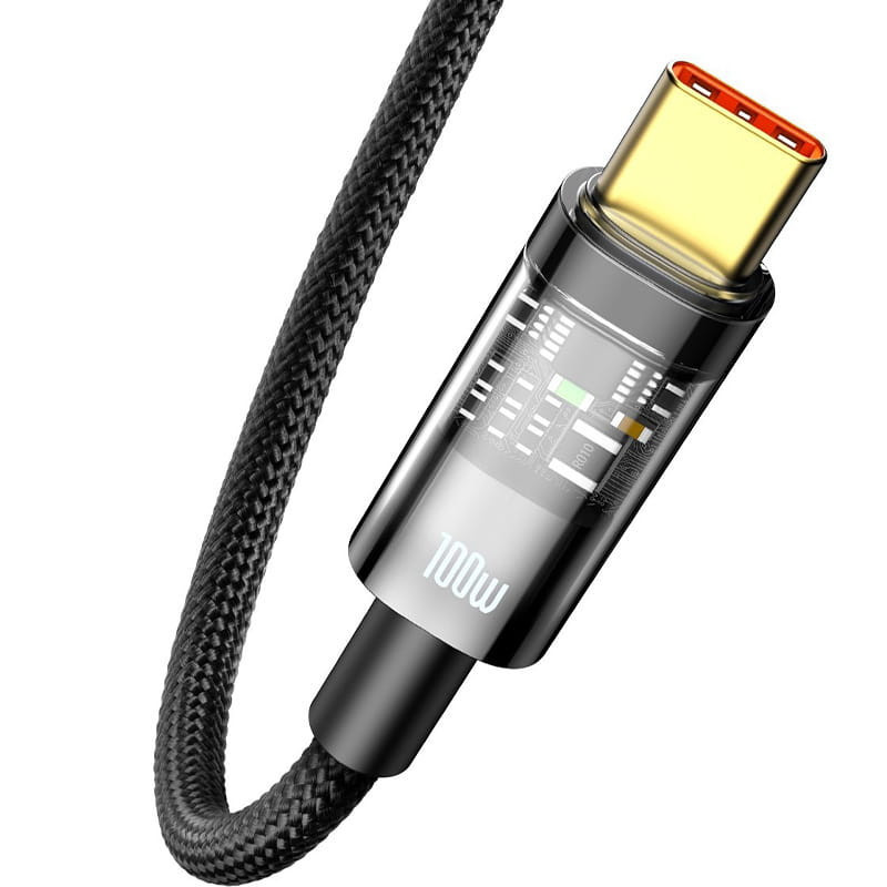 کابل تبدیل USB به USB-C بیسوس مدل CATS000201 Fast Charge 5A طول1 متر