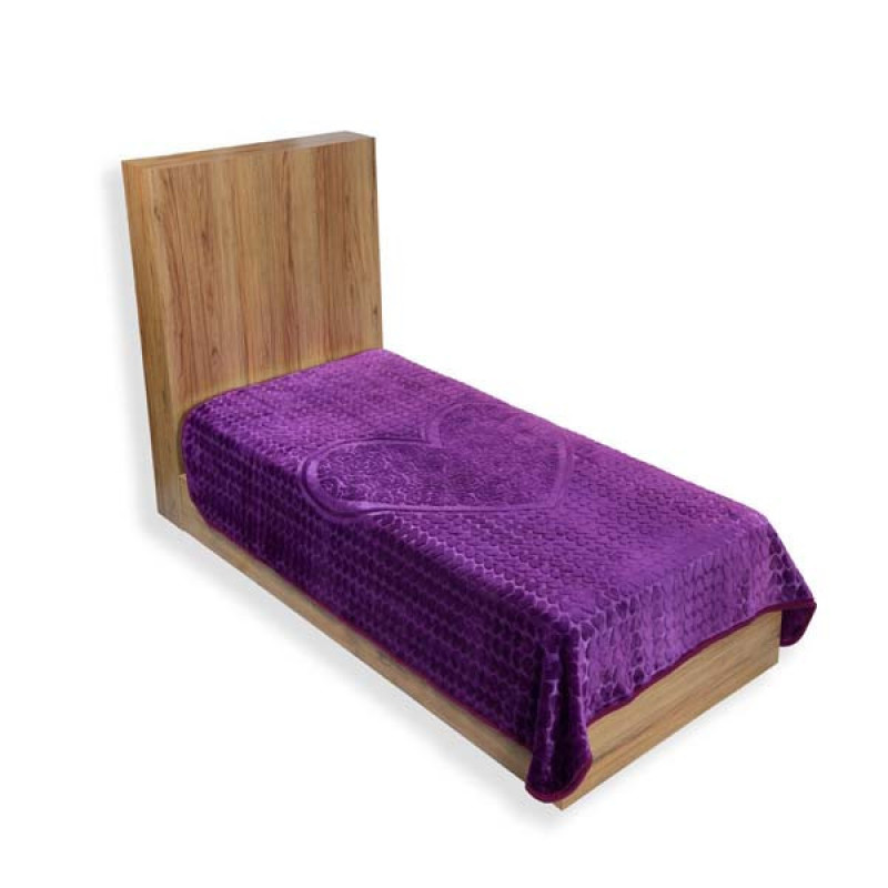پتو 1 نفر نساجی لاله مهرگان مدل الوان کُره سایز 210x160x2 سانتی‌متر