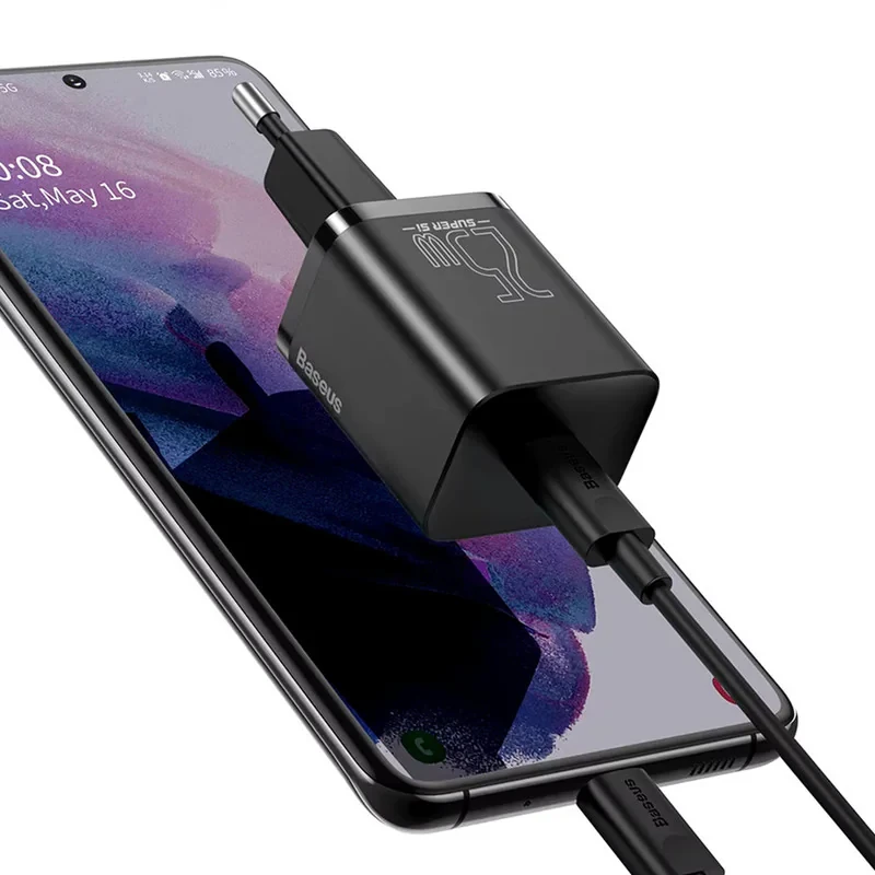 شارژر دیواری 25 وات بیسوس مدل GaN5 Mini
