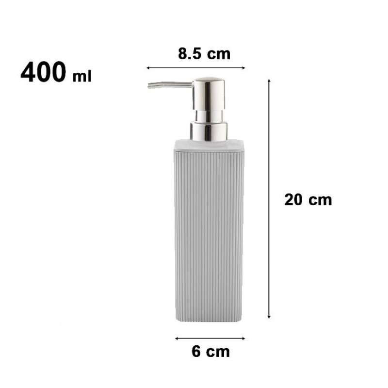 پمپ مایع دستشویی رومیزی لیمون مدل چهارگوش کد HS2160