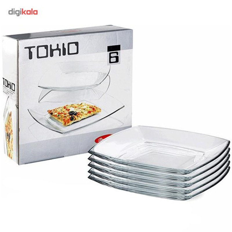 بشقاب پاشاباغچه مدل توکیو کد 54087 بسته 6 عددی