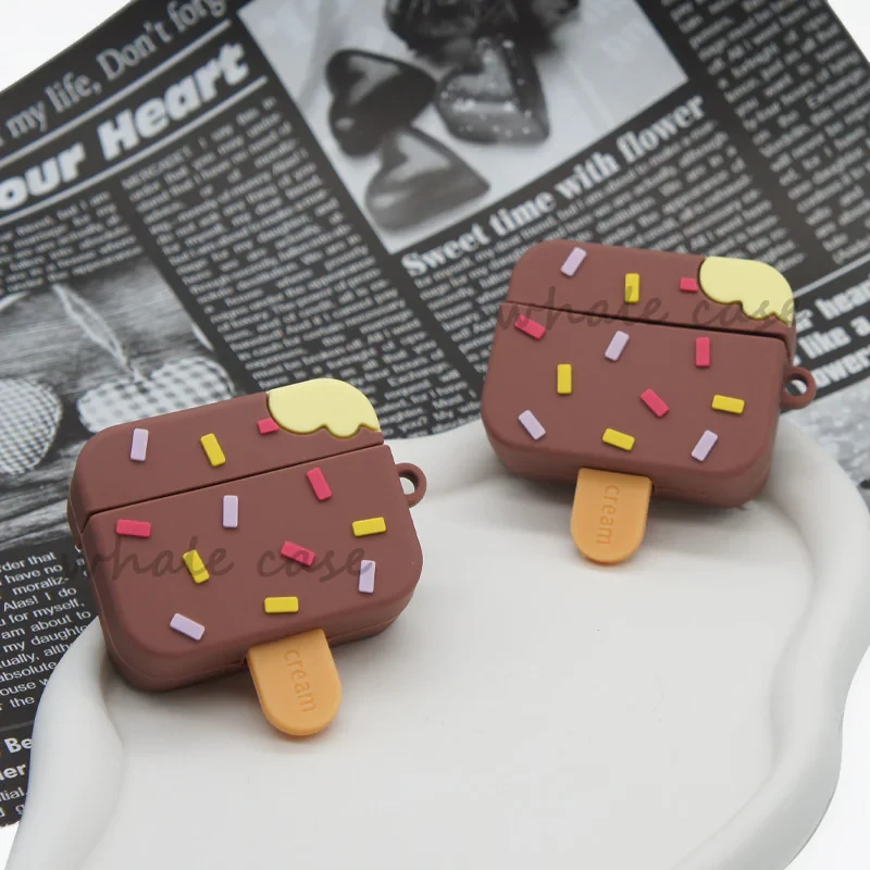 کاور وال کیس طرح IceCream مناسب برای کیس اپل ایرپاد پرو به همراه آویز