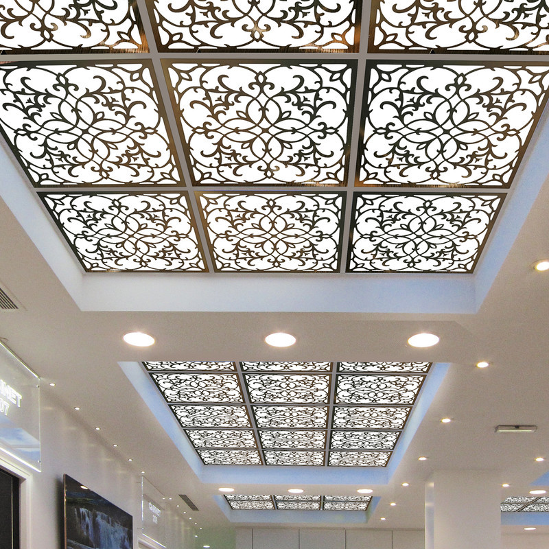 تایل سقفی آسمان مجازی بنی دکو مدل MC47 اندازه 60x60 سانتی متر مجموعه 4 عددی