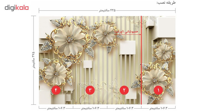 کاغذ دیواری مدل 2118008