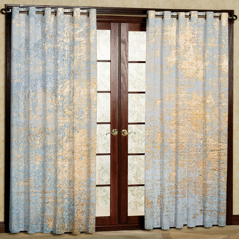 پرده طرح طلاکوب مدل مخمل پانچی کد 2696 W سایز 140x200 سانتی متر