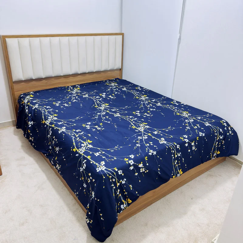 کاور لحاف ناتوسا مدل شکوفه دو نفره سایز 220x240 سانتی متر