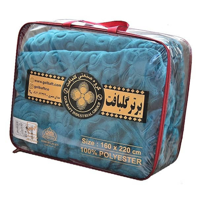 پتو گلبافت مدل گل‌برجسته سايز 160x220 سانتی متر