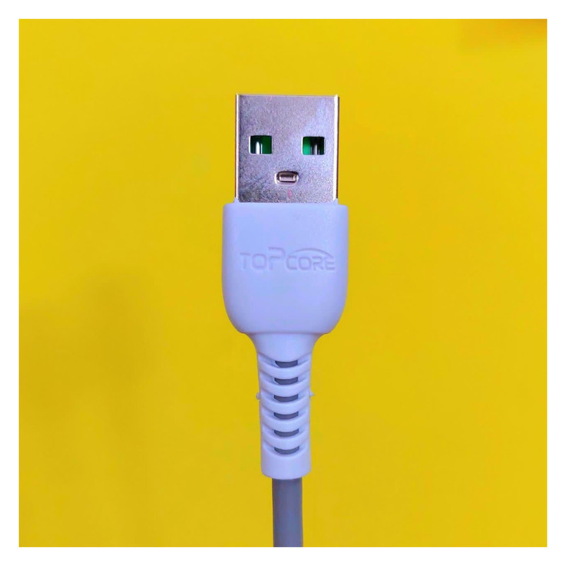 کابل تبدیل USB به USB_C تاپ‌‌کور مدل فست شارژ طول 1 متر