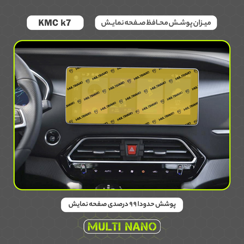 محافظ صفحه نمایش خودرو مولتی نانو مدل X-S1N مناسب برای کی ام سی K7