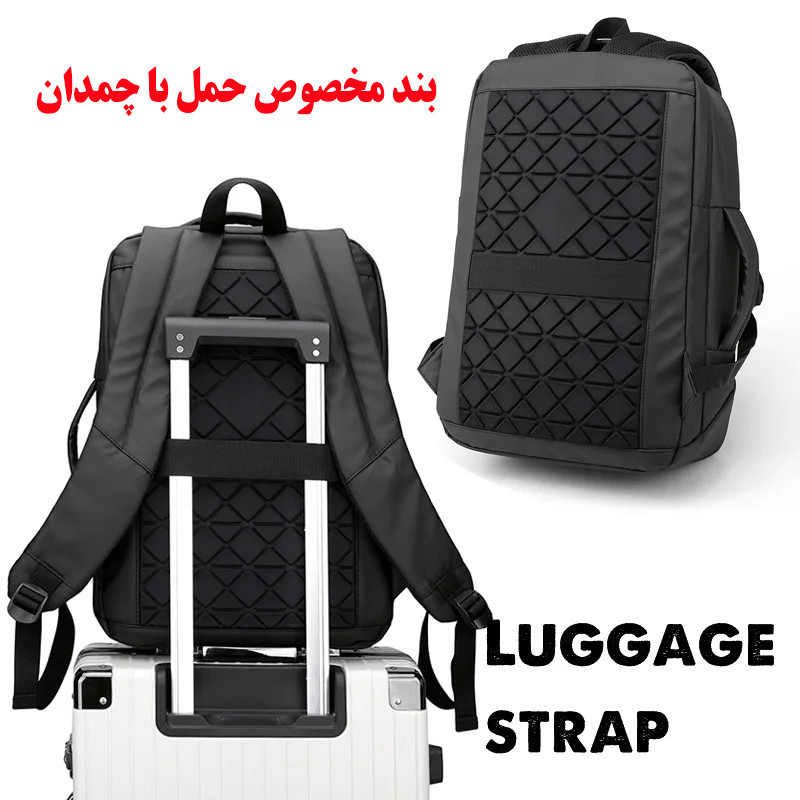 کوله پشتی لپ تاپ مدل 2104 مناسب برای لپ تاپ تا 15.6 اینچی