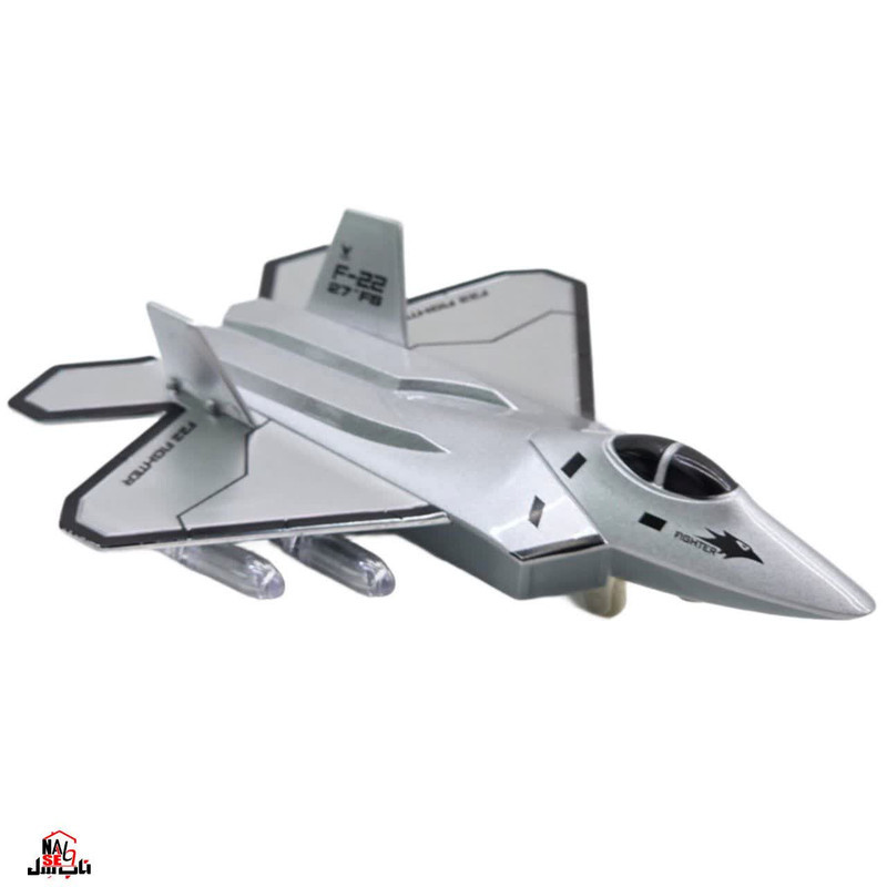 ماکت هواپیما ناب سل مدل جت جنگنده موزیکال چراغدار  F-22FIGHTER 27-FS کدNAAB001