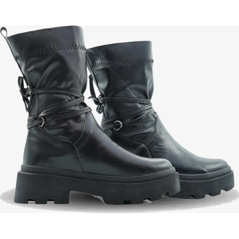 کفش نیم بوت زنانه استرج بندی مدل 0117_Boots