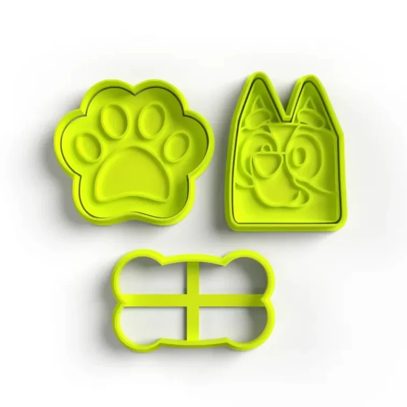 کاتر شیرینی پزی مدل Dog مجموعه 3 عددی