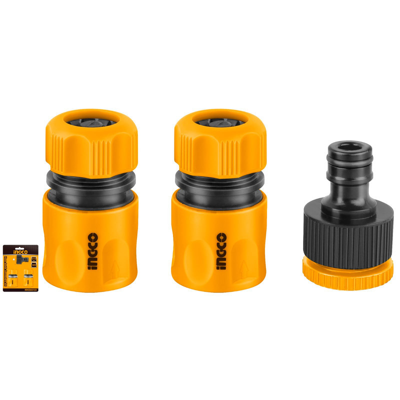 کوپلینگ شلنگ آب اینکو مدل HHCS-03122 مجموعه 3 عددی