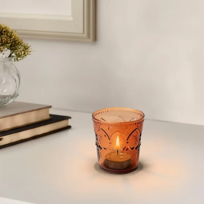 جاشمعی ایکیا مدل GOKVÄLLÅ   بسته 2 عددی به همراه شمع LED