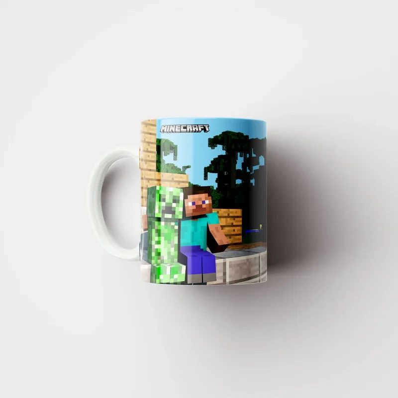 ماگ طرح ماینکرفت Minecraft کد wall-17