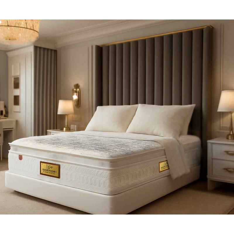 تشک طبی فنری، فنر منفصل سرموری مدل SuperFownix No3 High End Medical Pad یک نفره سایز 200x140 سانتی متر