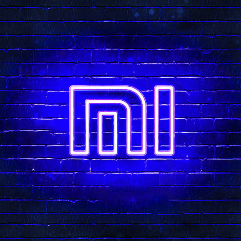 چراغ نئون طرح xiaomi