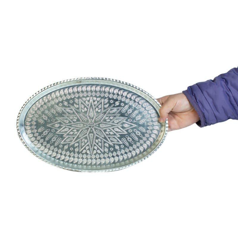 سینی مسی مدل بیضی  کد za93113578-2