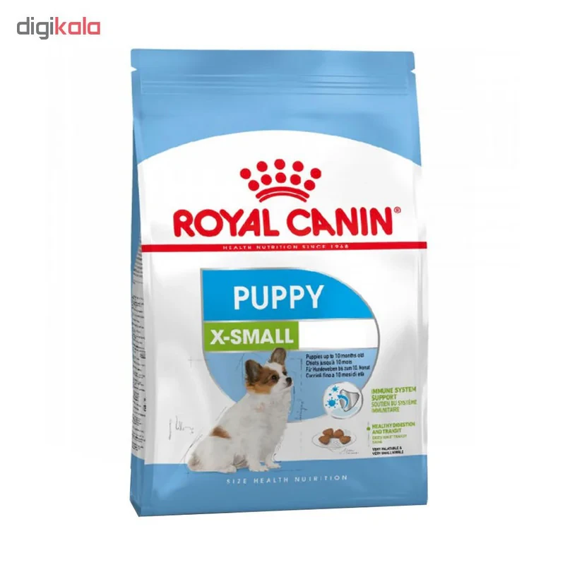 غذای خشک سگ رویال کنین مدل XS Puppy وزن 1.5 کیلوگرم