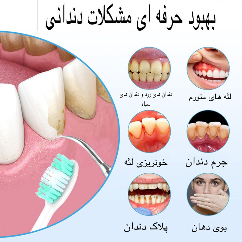 جرم گیر خانگی و مسواک برقی مدل LC-H228