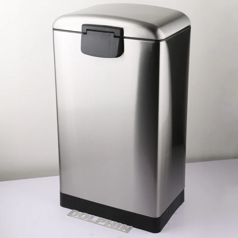 سطل زباله پدالی دلفین مدل Pr-20ltr-ss
