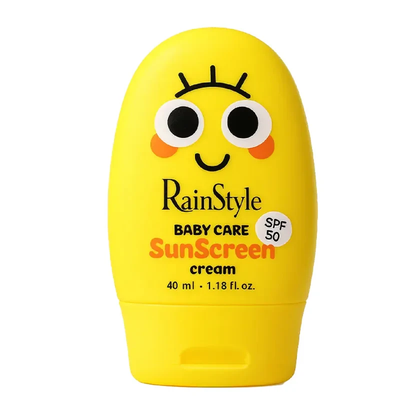کرم ضد آفتاب کودک رین استایل مدل BABY CARE Spf50 حجم 40 میلی لیتر
